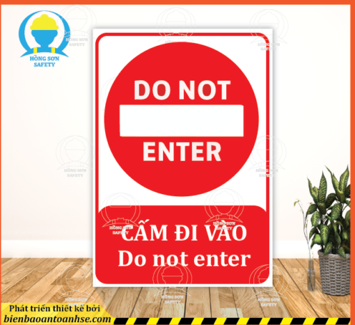 Biển báo cấm đi vào chung