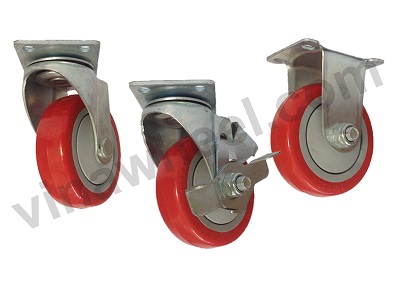 Bánh xe đẩy TPU 125x32mm