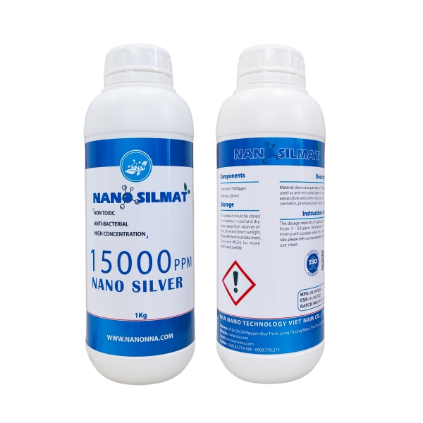 Nano bạc nguyên liệu Silmat 15000ppm