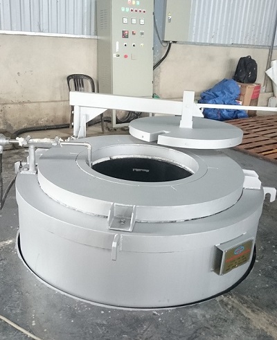 Lò nung nhôm bằng điện 400kg