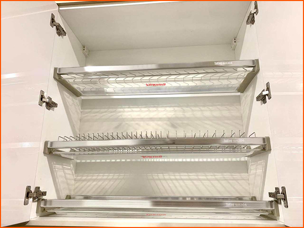 Giá chén bát cố định 3 tầng
