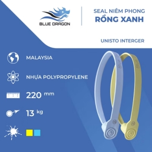 Dụng Cụ Niêm Phong Bằng Nhựa Dây Dẹp Màu Vàng - Unisto Interger