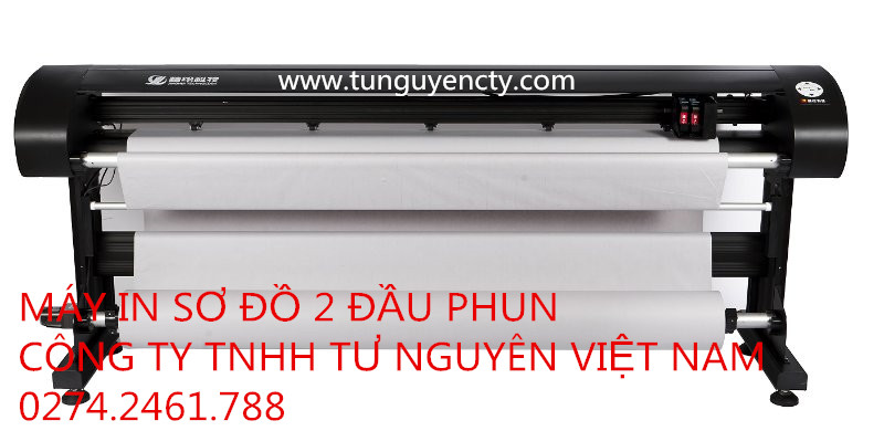 Máy in sơ đồ 2 đầu phun