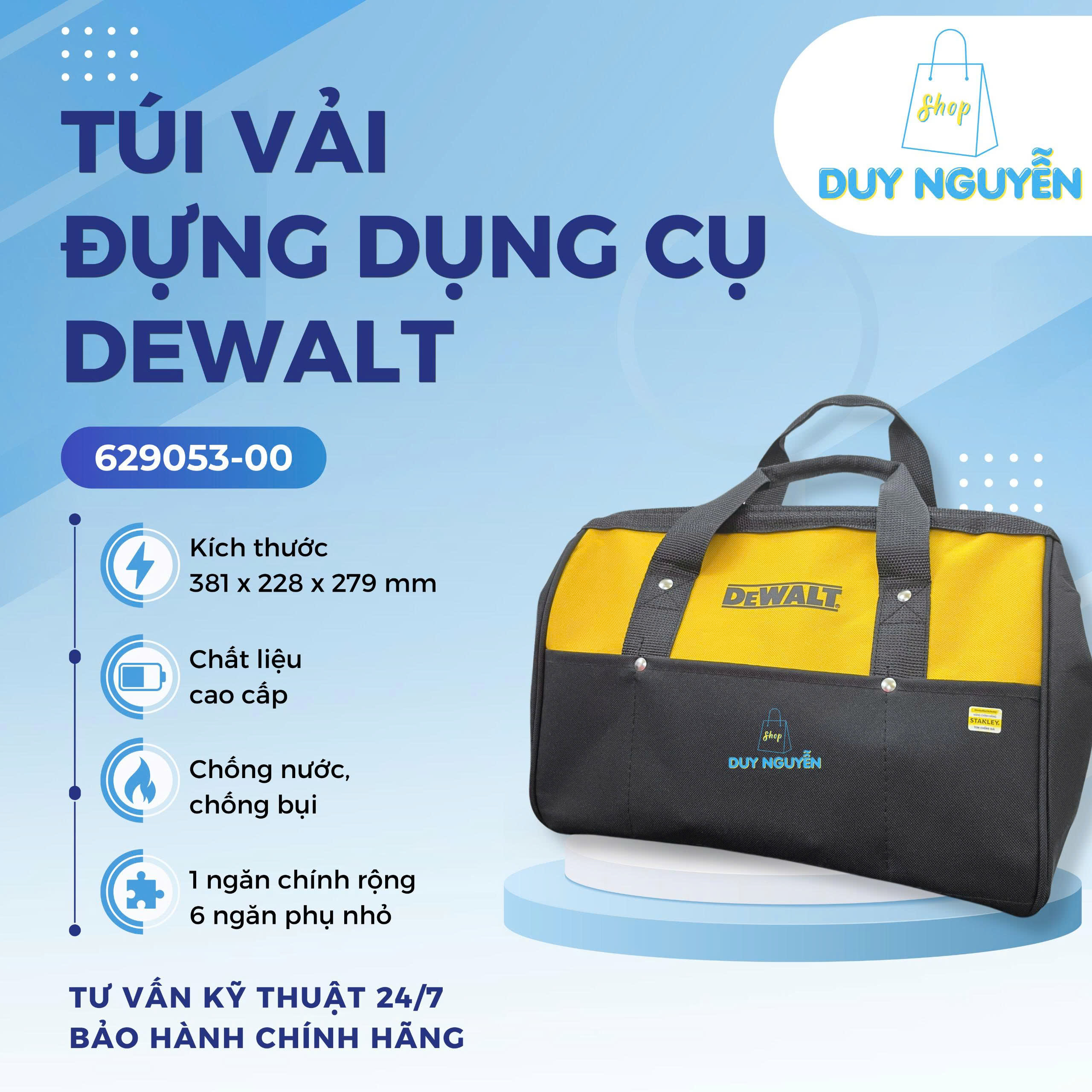 Túi vải đựng dụng cụ
