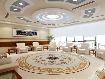 Trần thạch cao tròn