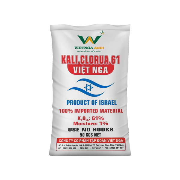 Phân kali clorua 61 Việt Nga