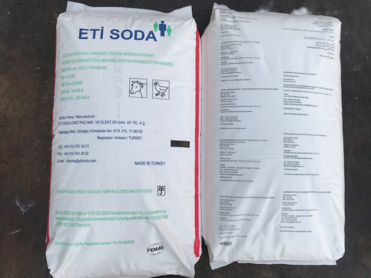 Soda lạnh Bicar Châu Âu, NAHCO3 99%
