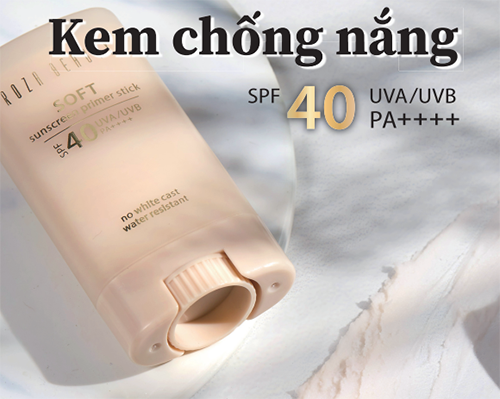 Gia công sáp chống nắng
