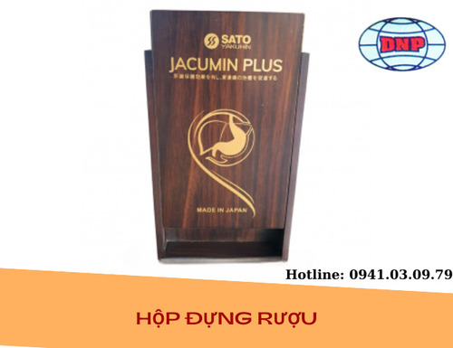 Hộp rượu gỗ