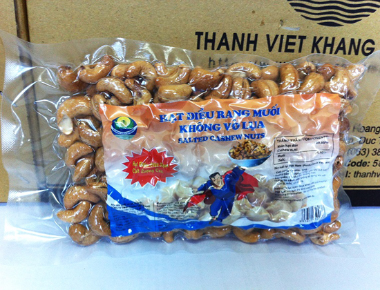 Hạt điều rang muối không vỏ lụa