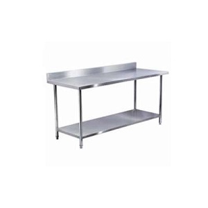 Bàn Inox 1 - 2 Tầng Có Thành Chắn