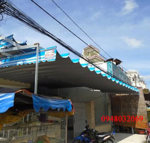 Mái xếp lượn sóng