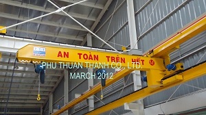 Cầu trục áp tường