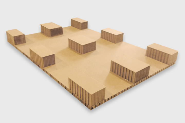 Pallet giấy 9 chân
