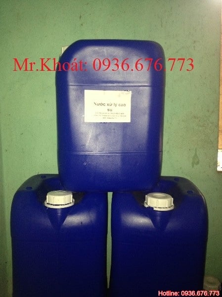 Nước xử lý cao su