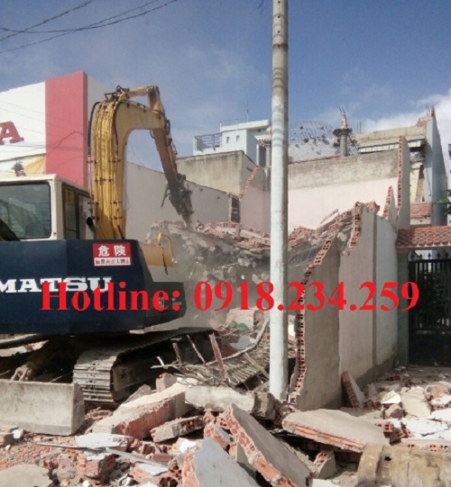 Thi công phá dỡ công trình HCM