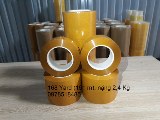 Băng dính đục loại cuộn 168 Yard (151m) 2,4 kg