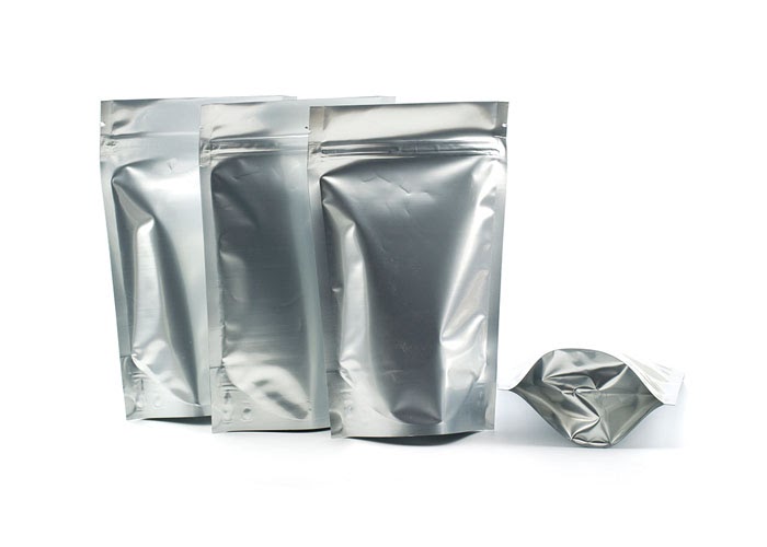 Túi Zipper bạc