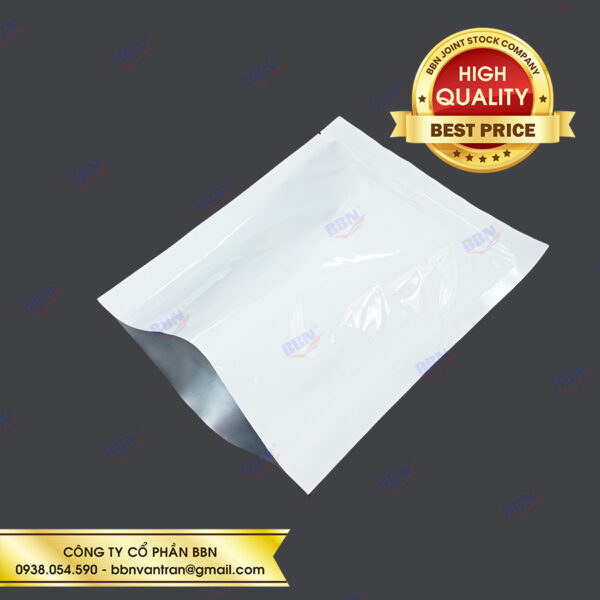 Túi 3 biên nhôm trắng sữa