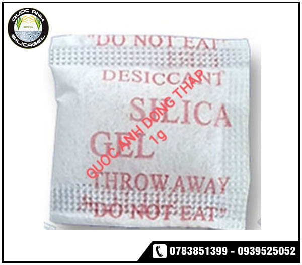 Gói hút ẩm silica gel 1g