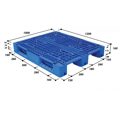 Pallet nhựa tải trọng nặng