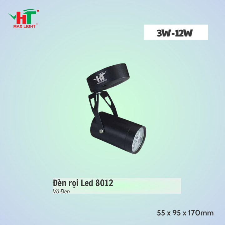 Đèn Ngồi LED 8012 – Vỏ Đen