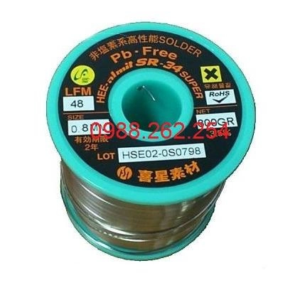 Thiếc dây HeeSung không chì (lead free) phi 0.8 mm