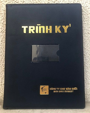 Bìa Da Trình Ký