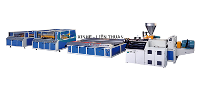Máy sản xuất tấm tủ nhựa