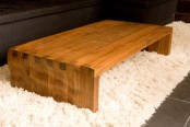 Bàn sofa gỗ óc chó