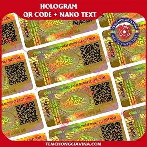 Tem Hologram Nano Text