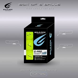 Bóng Pickleball Gold Pick G PRO BOX 6