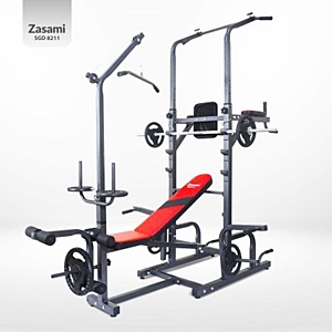 Combo Giàn Tạ Đa Năng Kết Hợp Xà Đơn Xà Kép Zasami SGD 8211