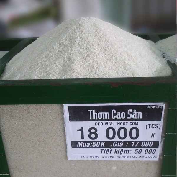 Gạo thơm Cao Sản
