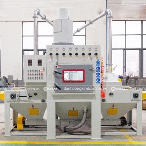 Máy Phun Cát Băng Tải Tự Động