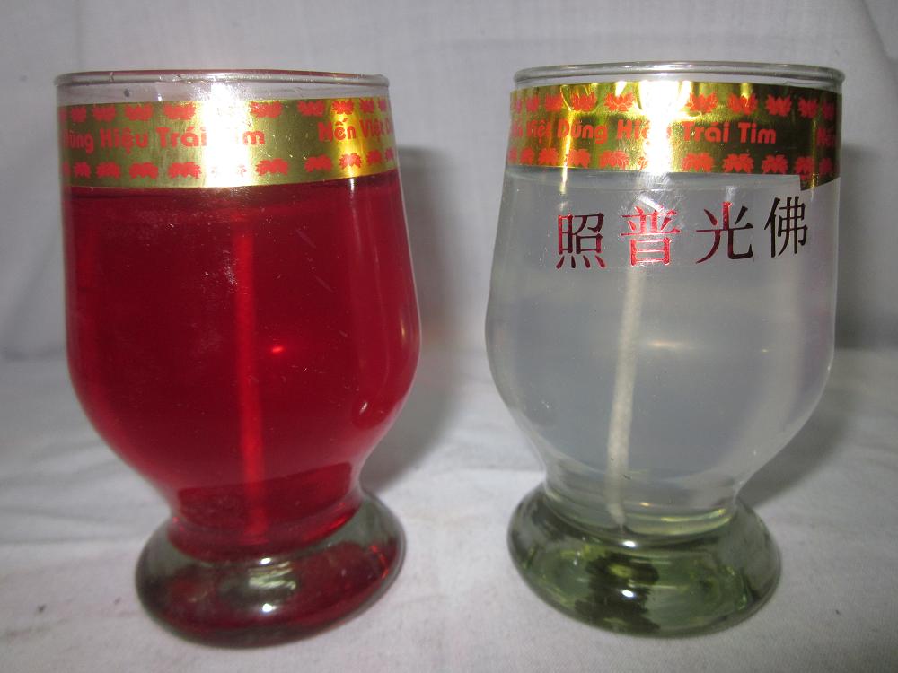 Nến ly eo cao