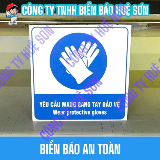 Biển báo mang gang tay