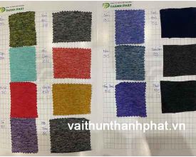 Vải thun 4 chiều đốm