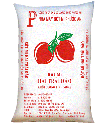 Bột mì Hai trái đào