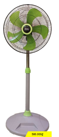 Quạt đứng ống sắt cánh 5 lá