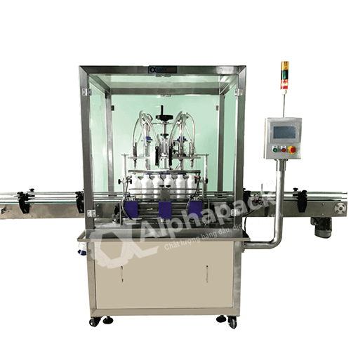 Máy chiết rót dầu gội