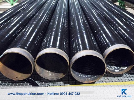Ống thép bọc PE băng quấn chống ăn mòn