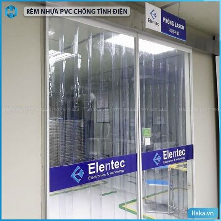 Rèm nhựa PVC chống tĩnh điện