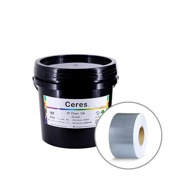 Mực UV bạc